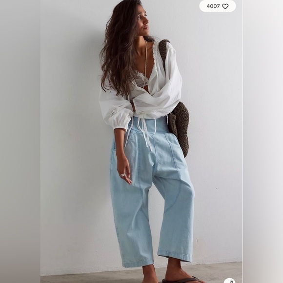 We The Free Denim - NWOT We The Free Lunan Crop Harem Cord Jeans